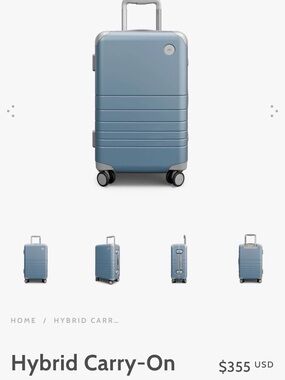 Elemental Blue Monos Hybrid Carry-On